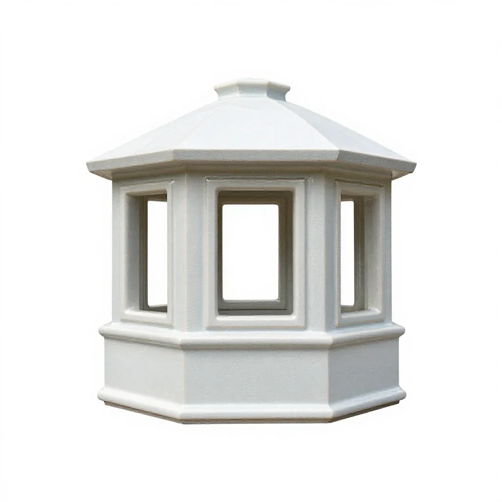 Clerestory isolated on a white background