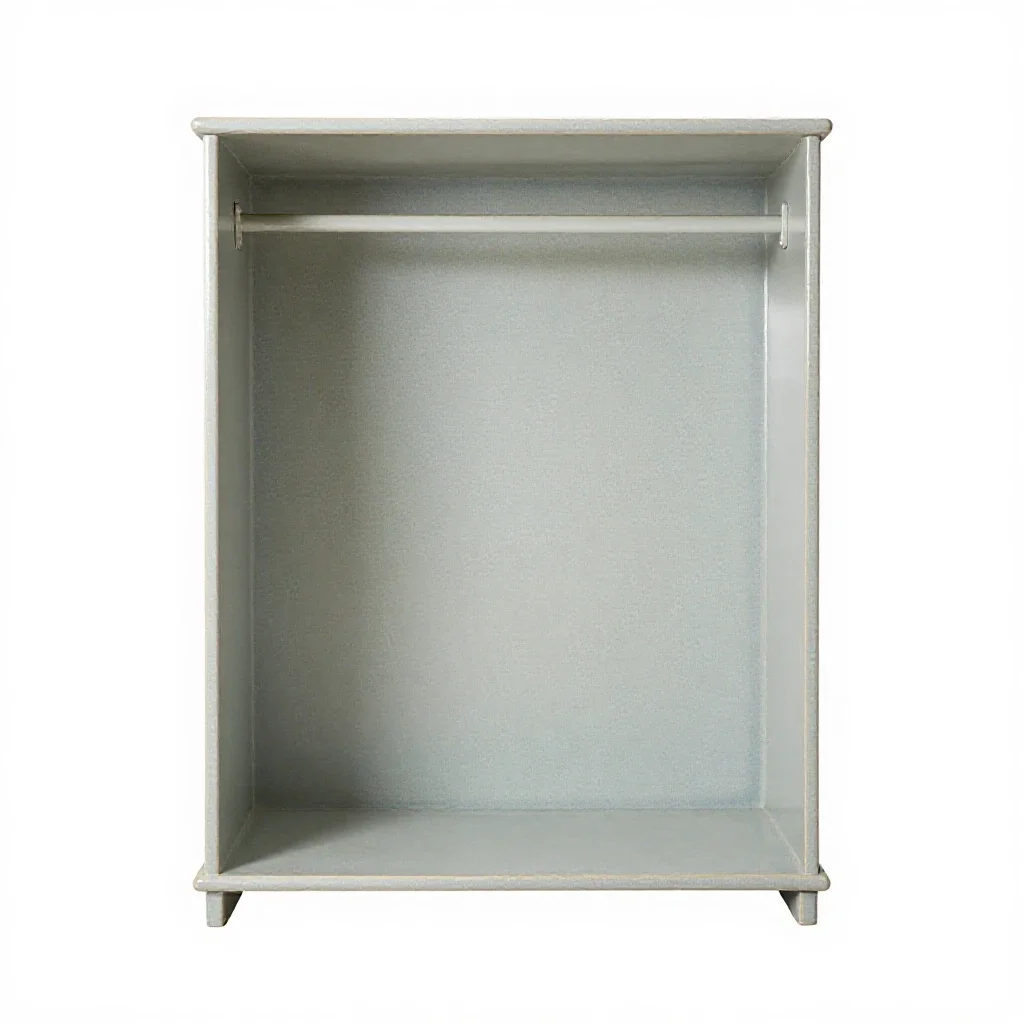 Cloakroom isolated on a white background