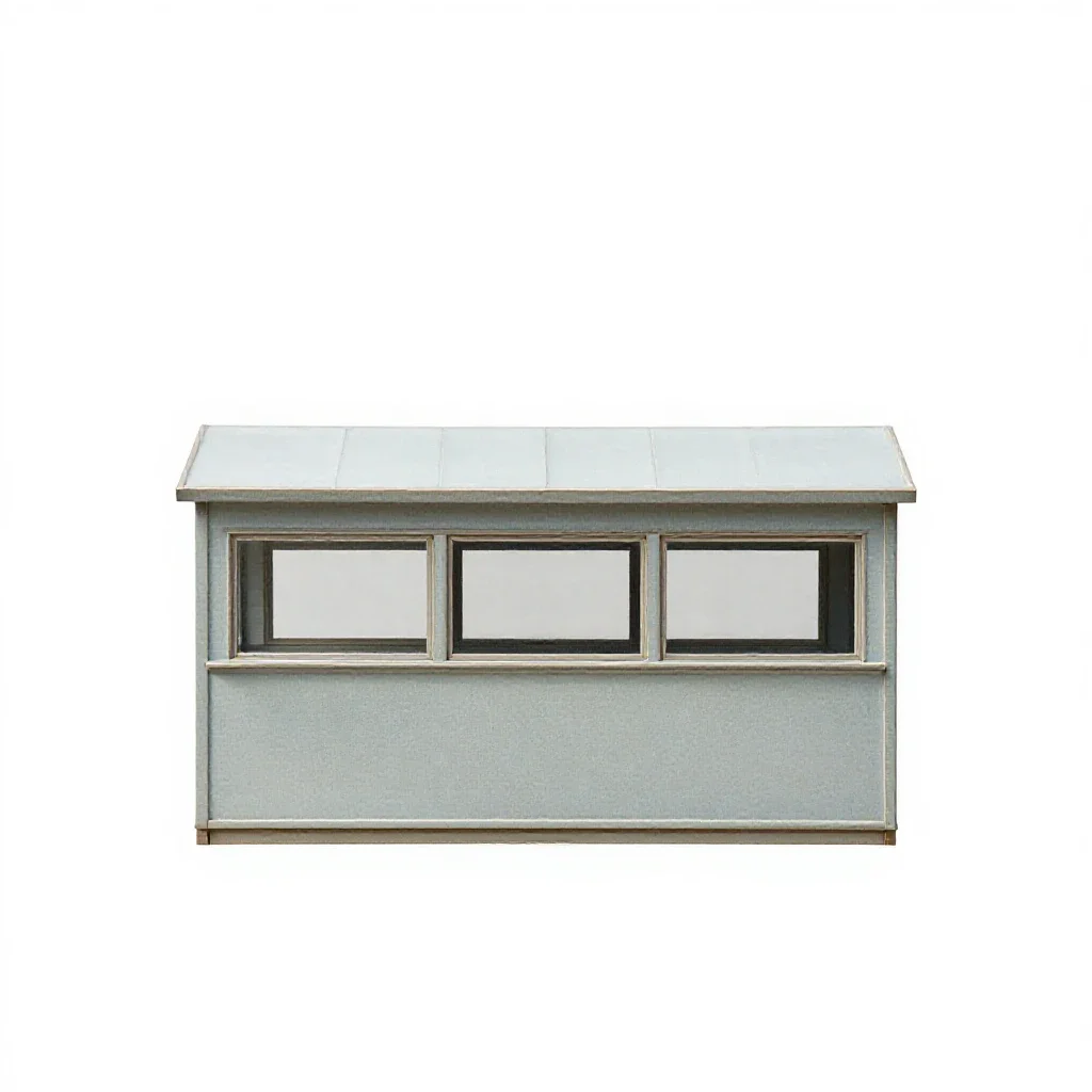 Coach house isolated on a white background