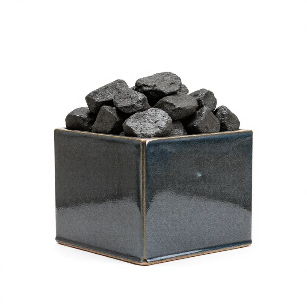 Coal house isolated on a white background