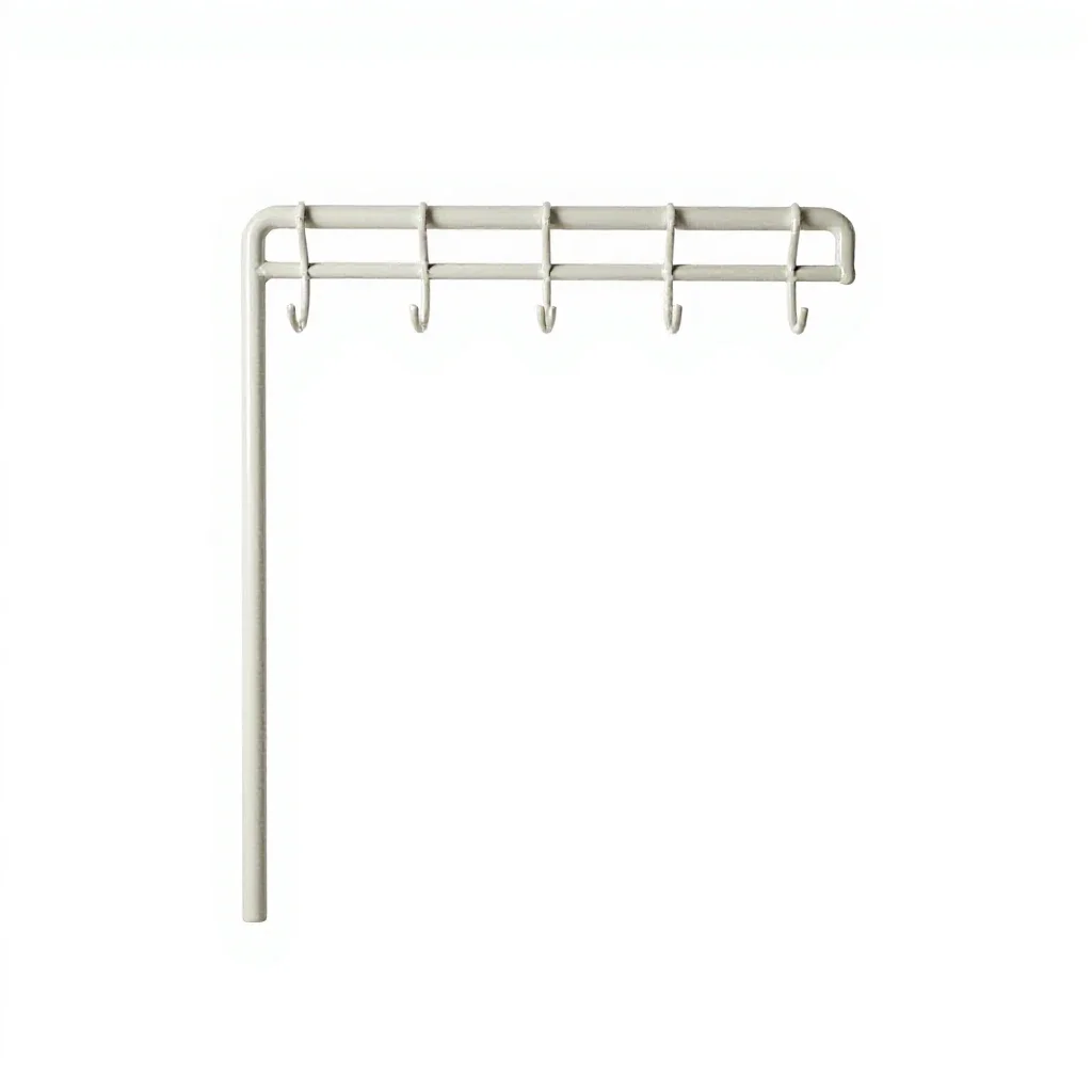 Coatrack isolated on a white background