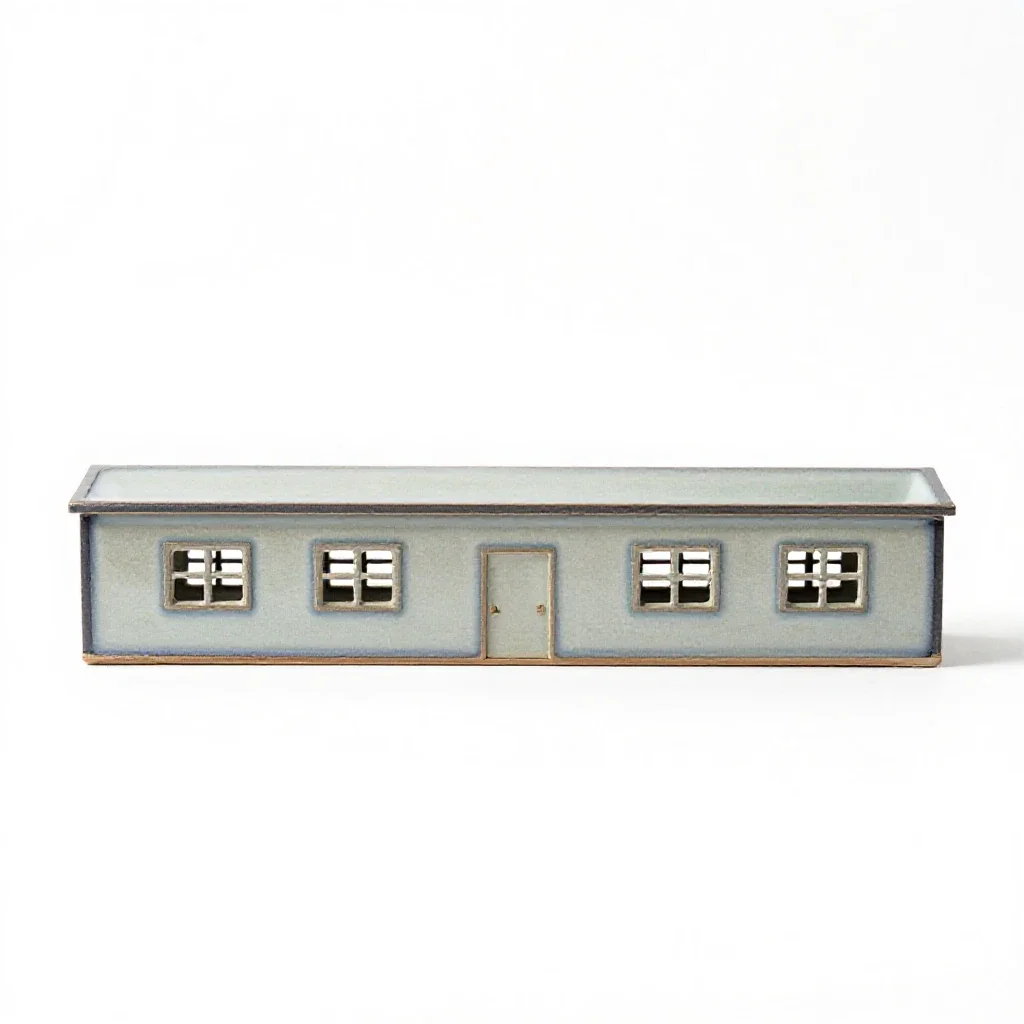 Concentration camp isolated on a white background