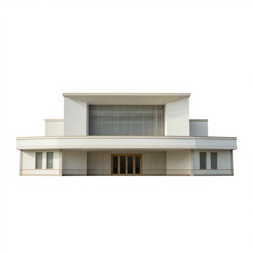Concert hall isolated on a white background