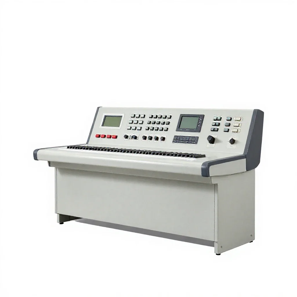 Control room isolated on a white background