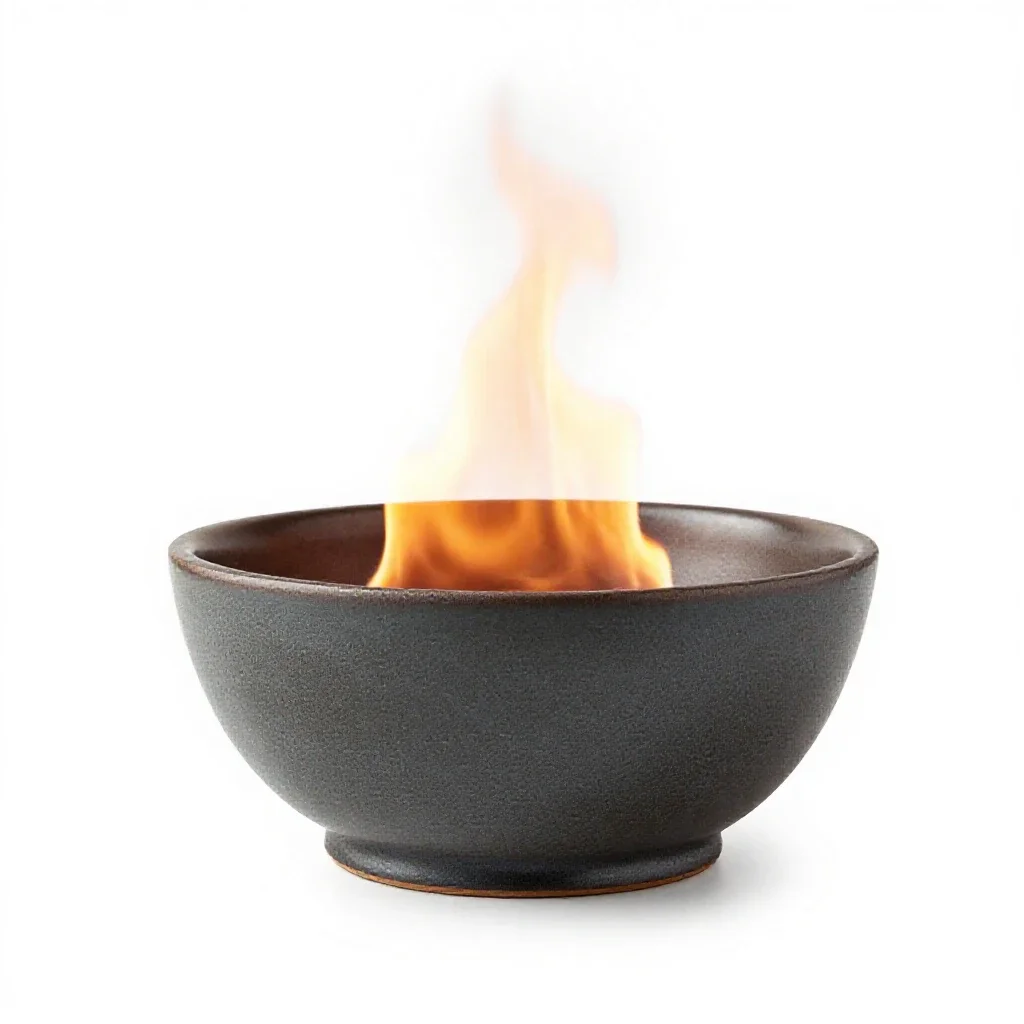 Cookfire isolated on a white background