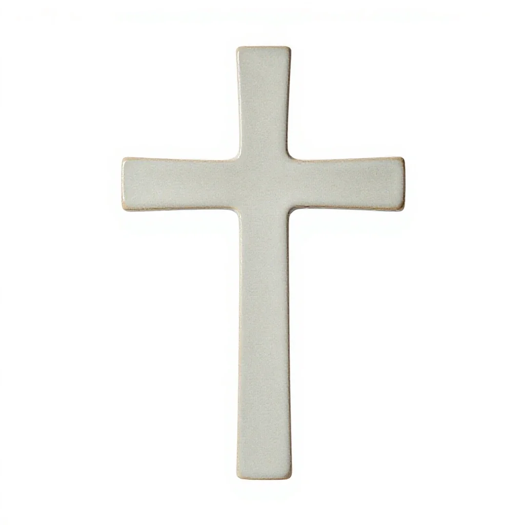 Cross isolated on a white background