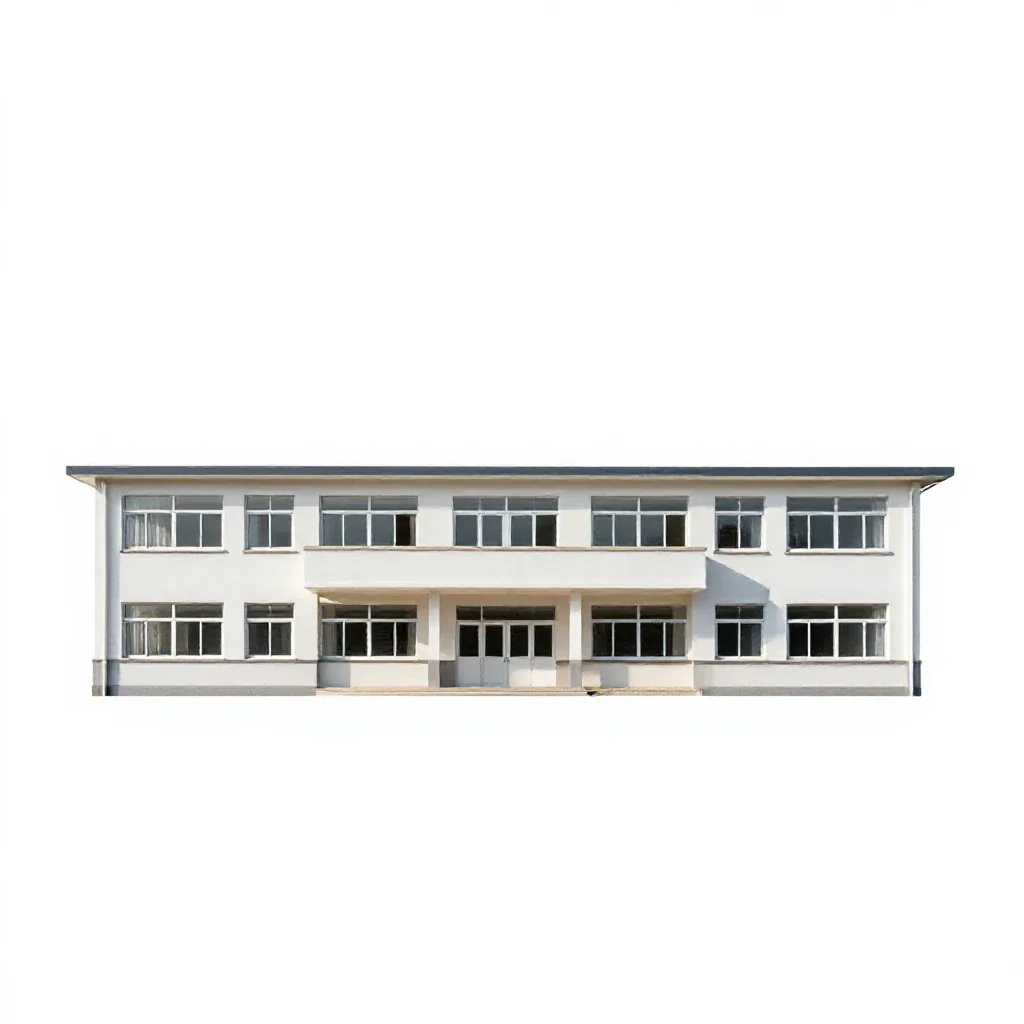 Day school isolated on a white background