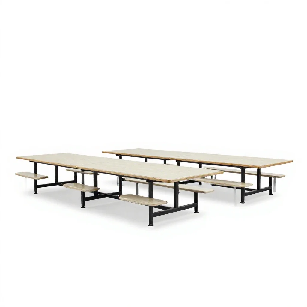 Dining-hall isolated on a white background