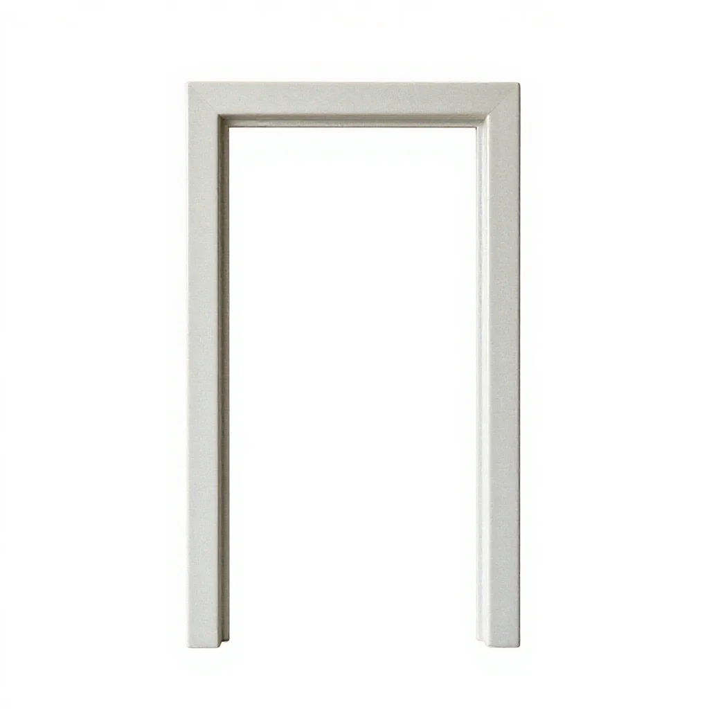 Doorframe isolated on a white background