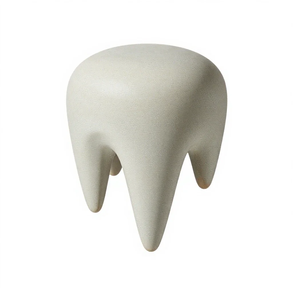 Dripstone isolated on a white background