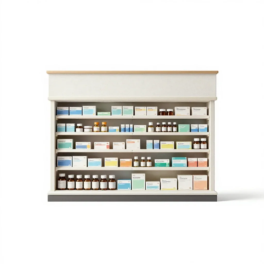 Drugstore isolated on a white background