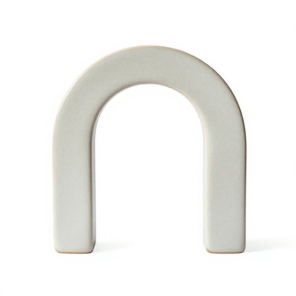 Abutment arch isolated on a white background