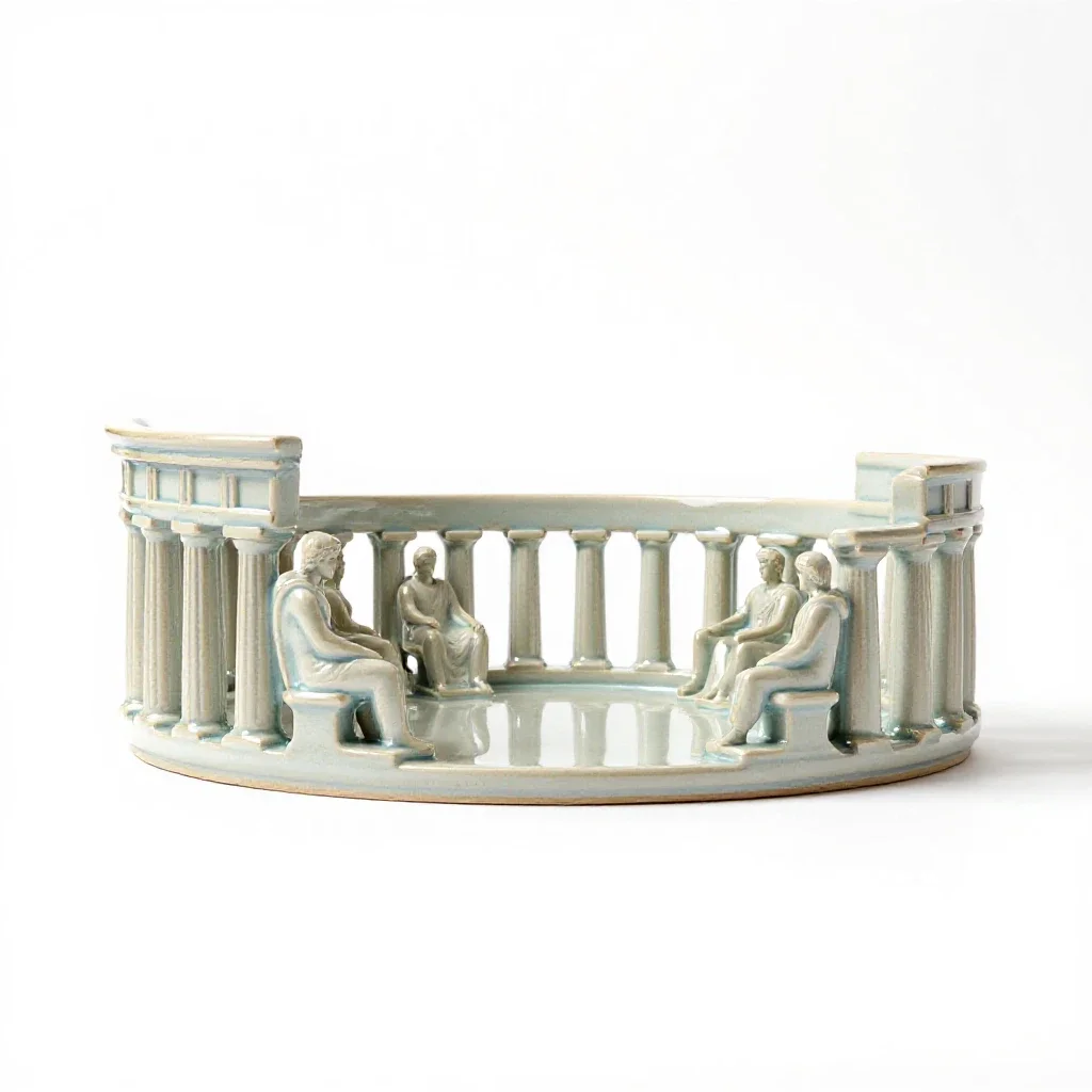 Agora isolated on a white background