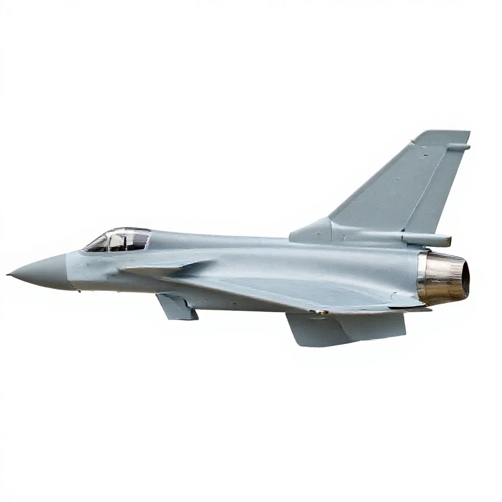 Airframe isolated on a white background
