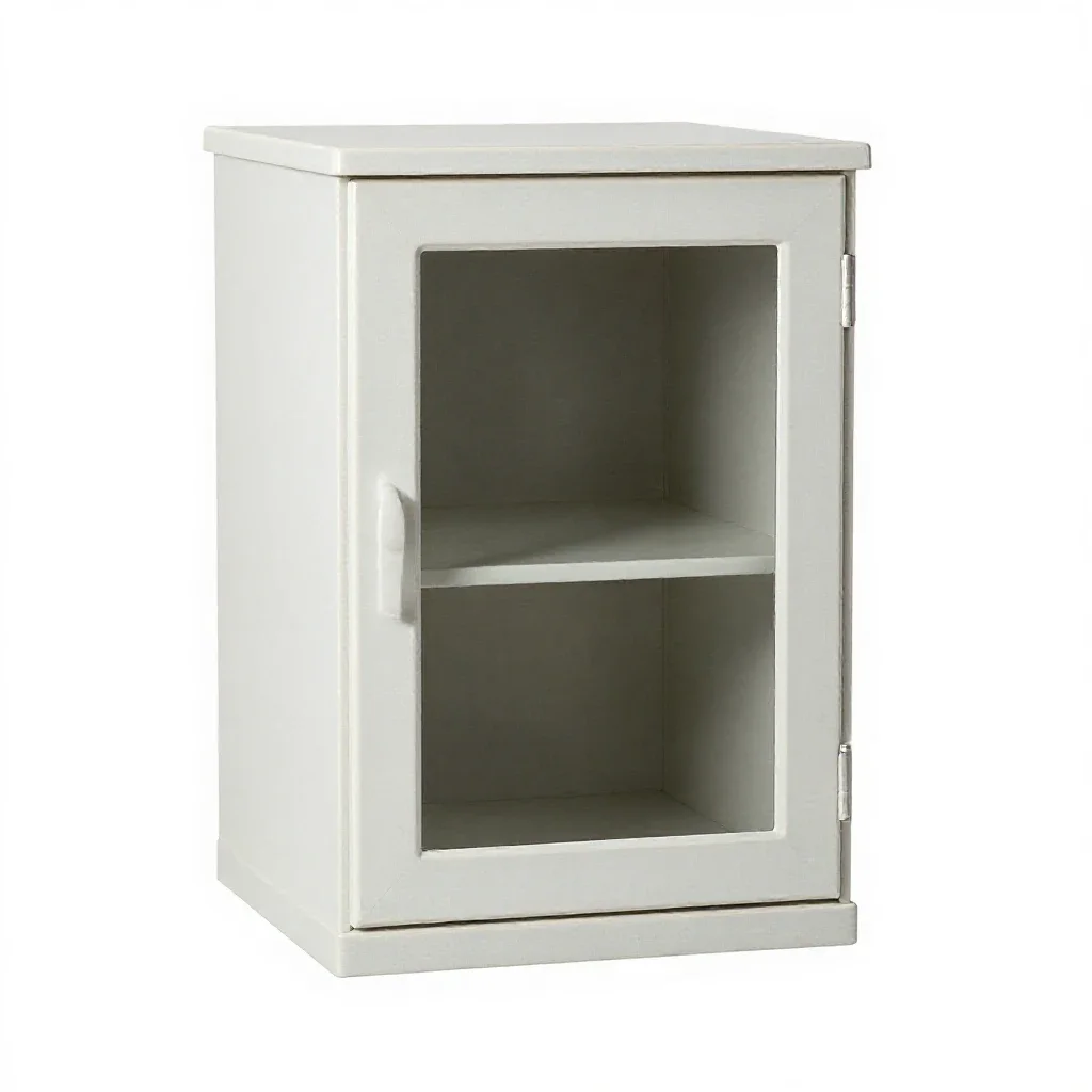 Airing cupboard isolated on a white background