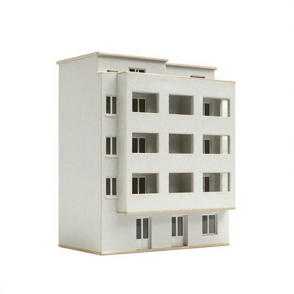 Apartment isolated on a white background