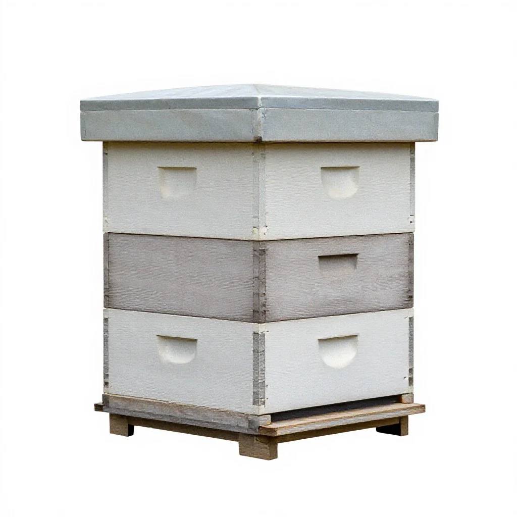 Apiary isolated on a white background