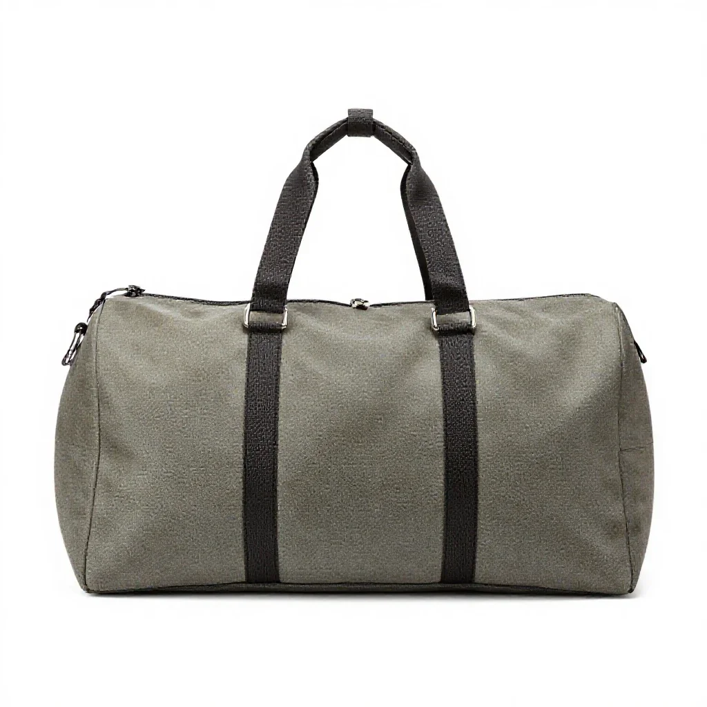 Duffel isolated on a white background