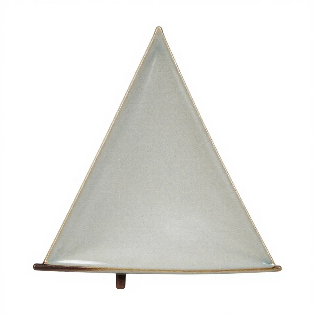 Gaff topsail isolated on a white background