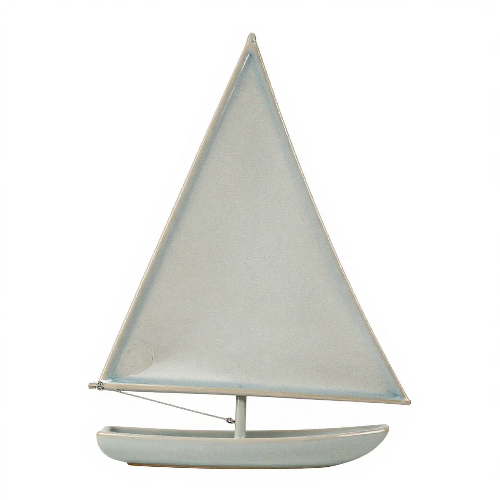 Gaffsail isolated on a white background