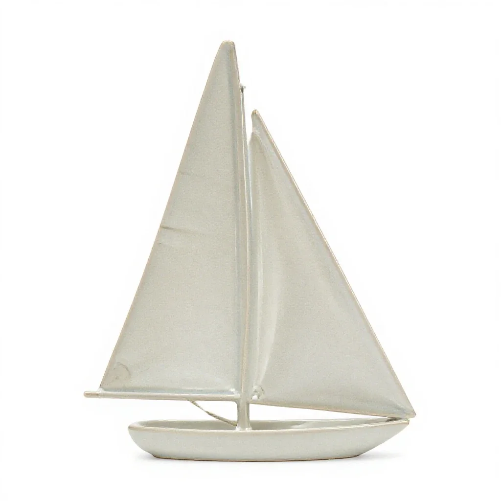 Lugsail isolated on a white background