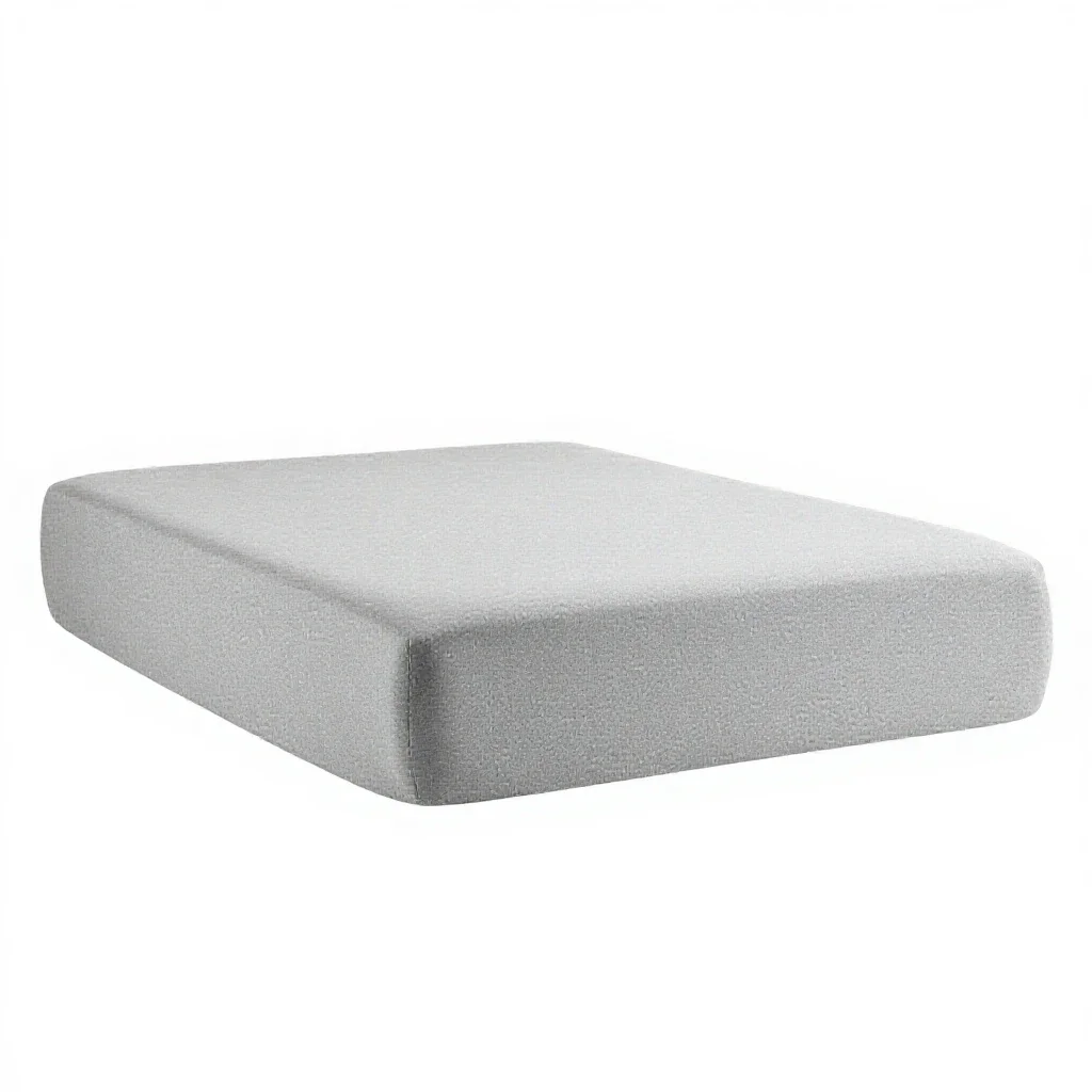 Mattress cover isolated on a white background