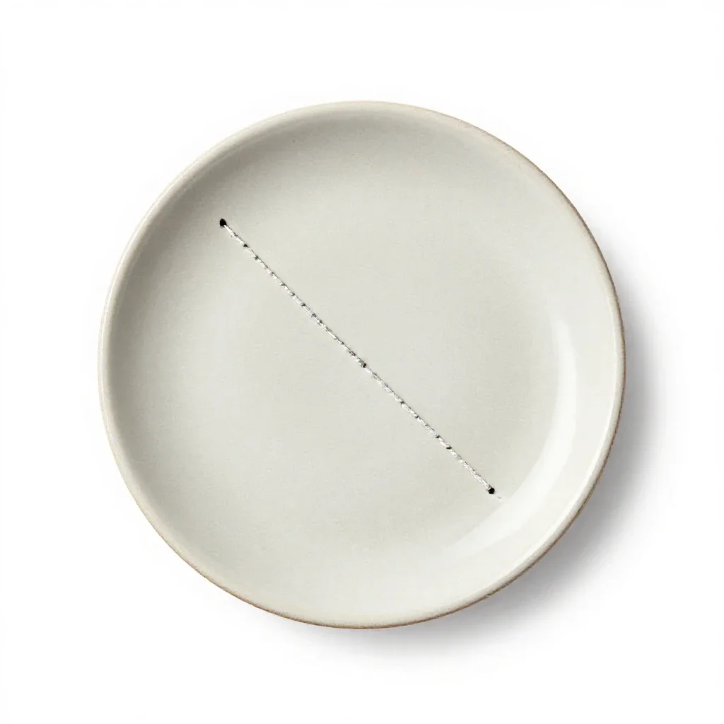 Point lace isolated on a white background