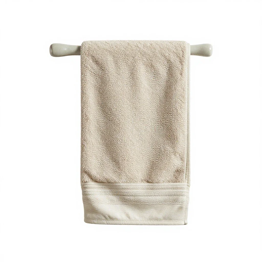 Roller towel isolated on a white background