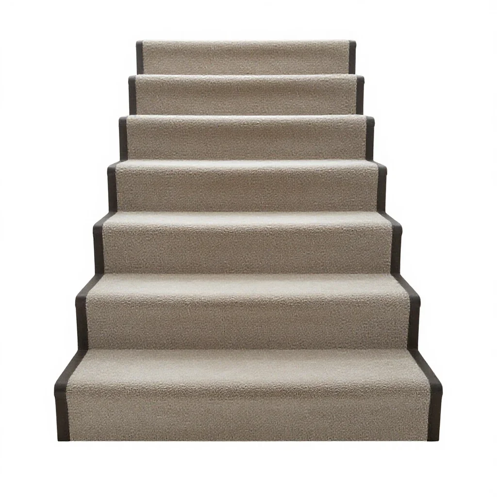 Stair-carpet isolated on a white background