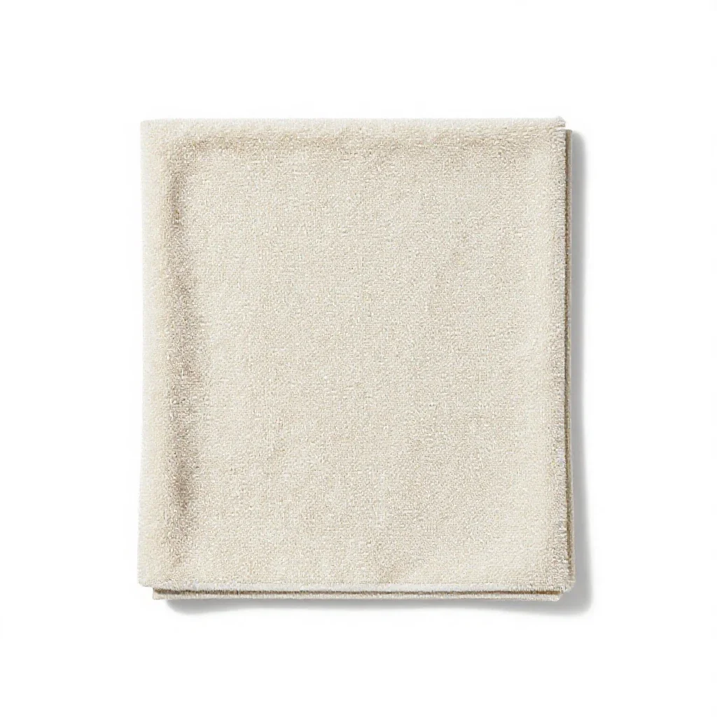 Toweling isolated on a white background