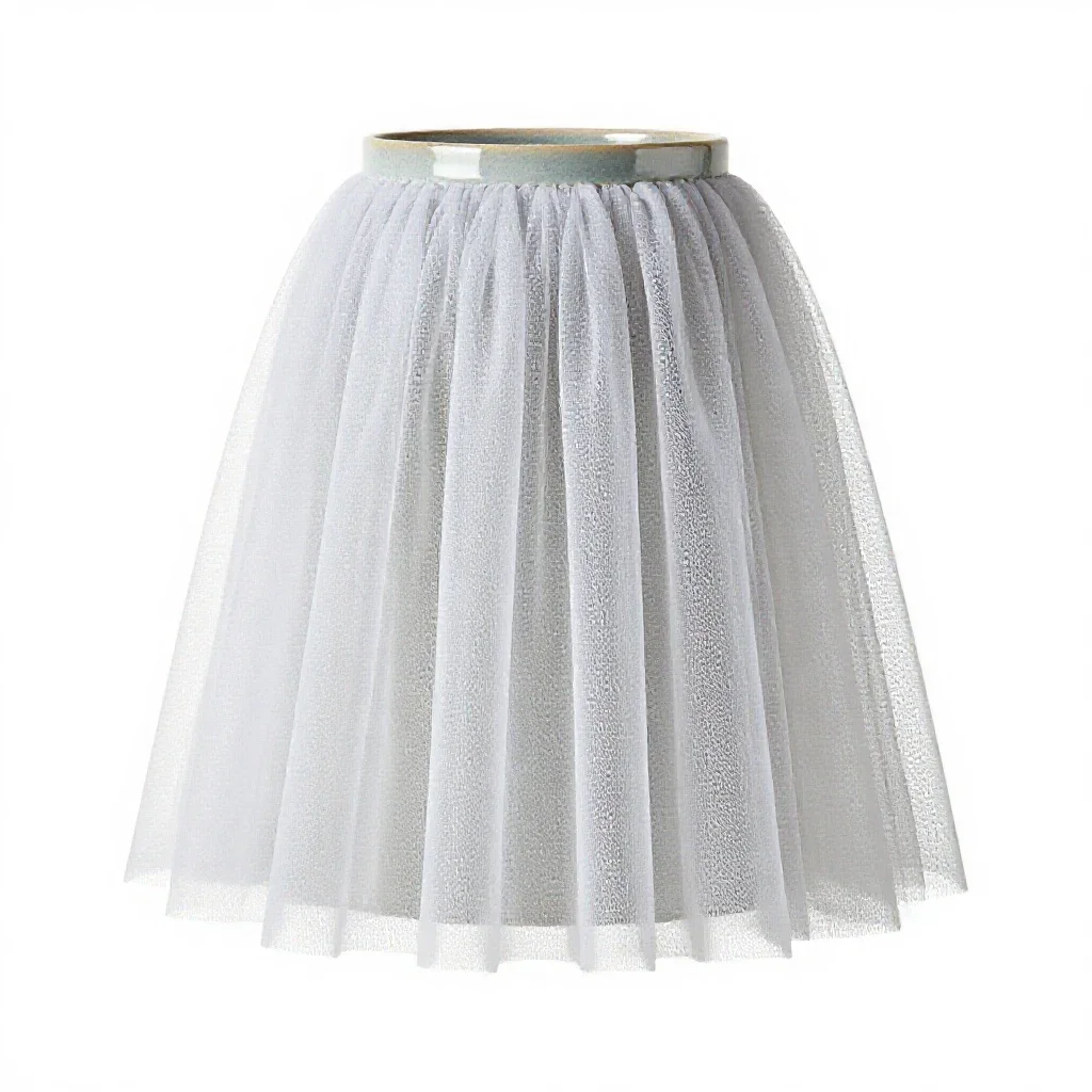 Tulle isolated on a white background