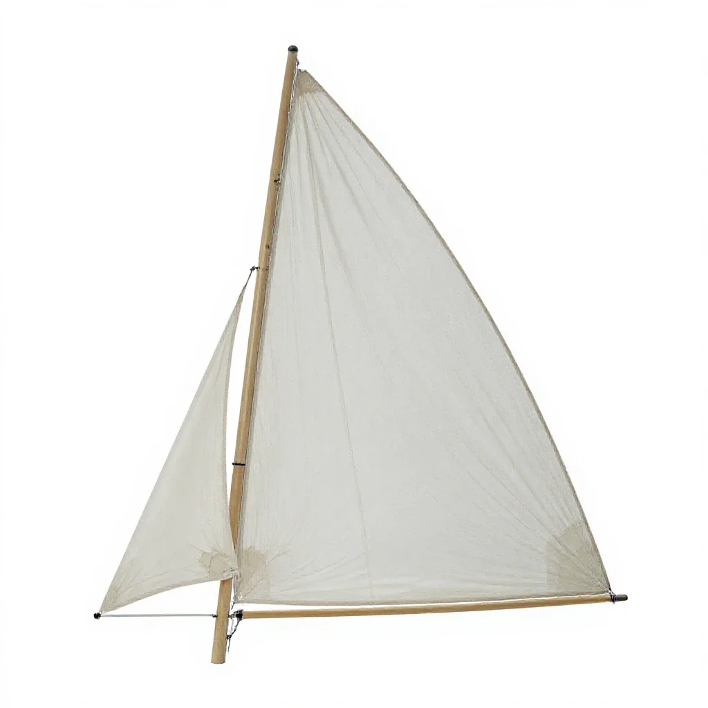 Voile isolated on a white background
