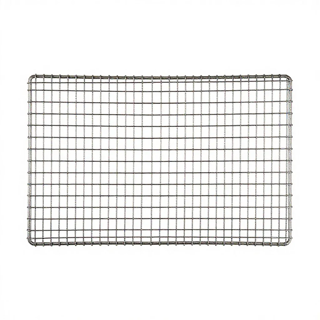 Wire cloth isolated on a white background