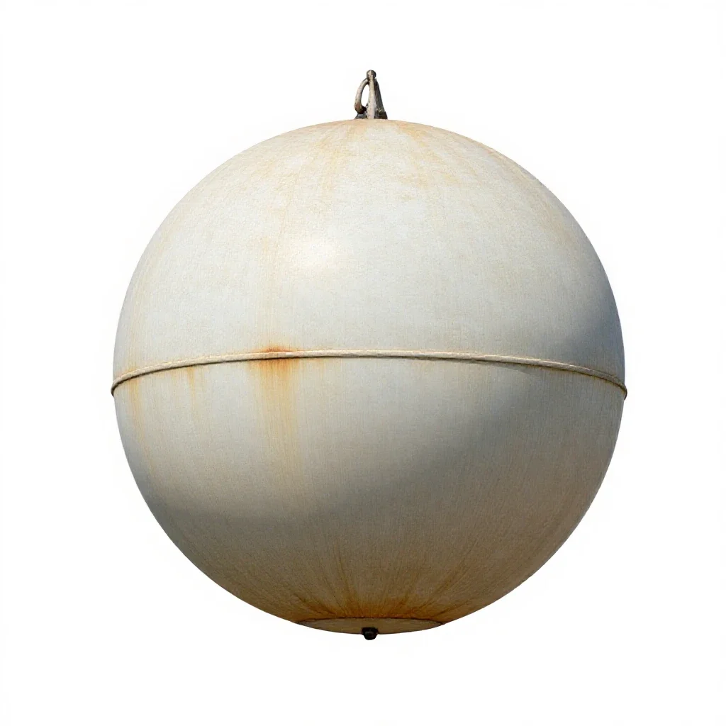 Barrage balloon isolated on a white background