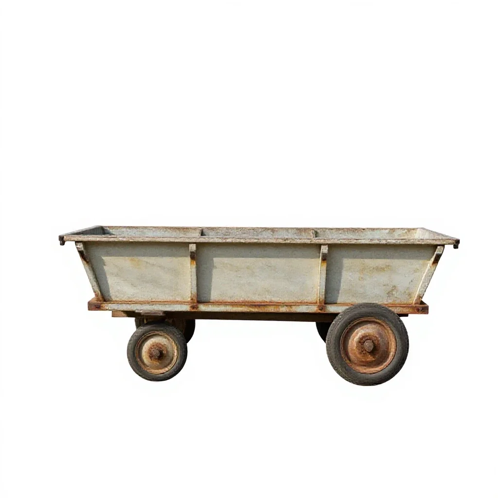 Barrow isolated on a white background