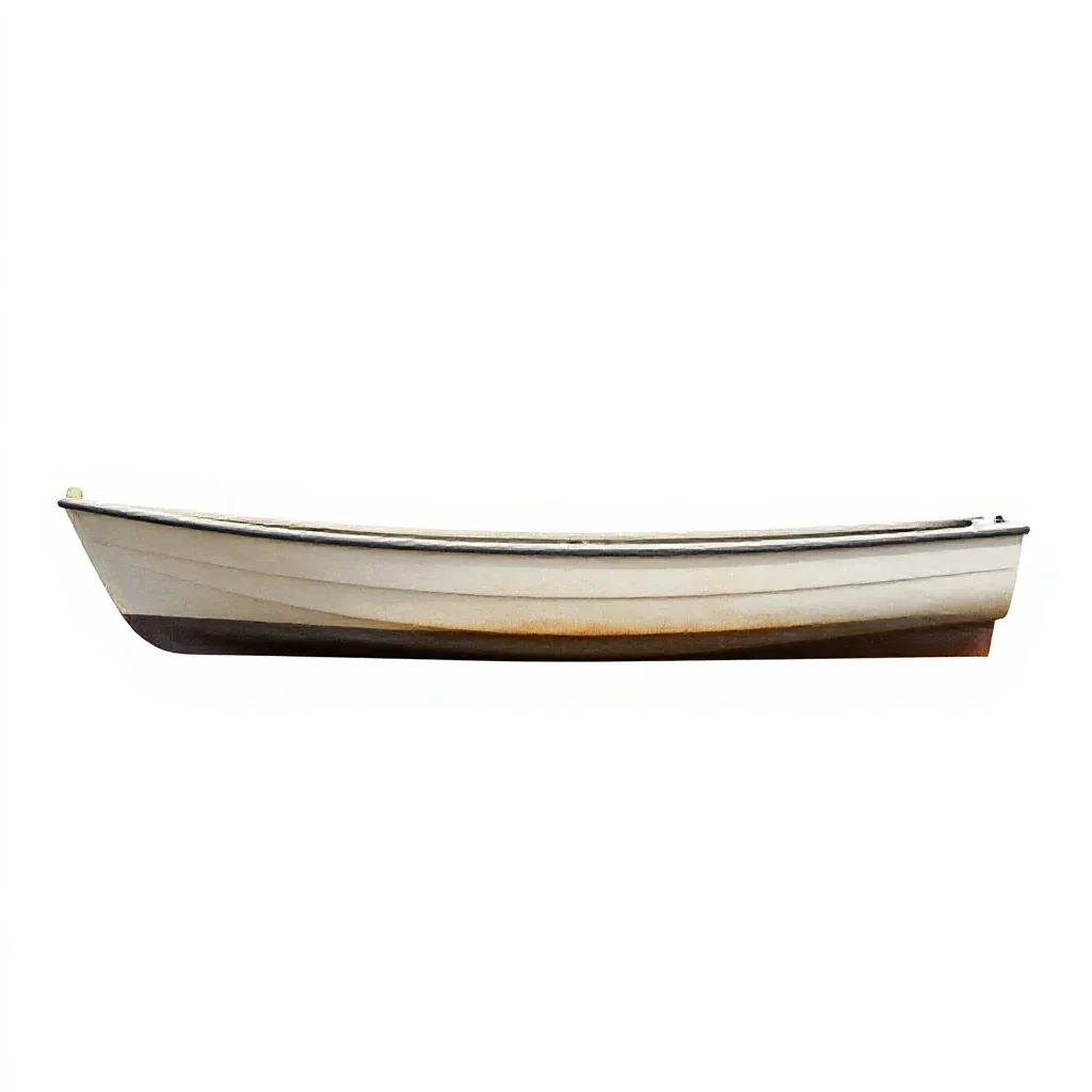 Boat isolated on a white background