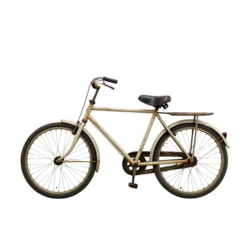 Boneshaker isolated on a white background