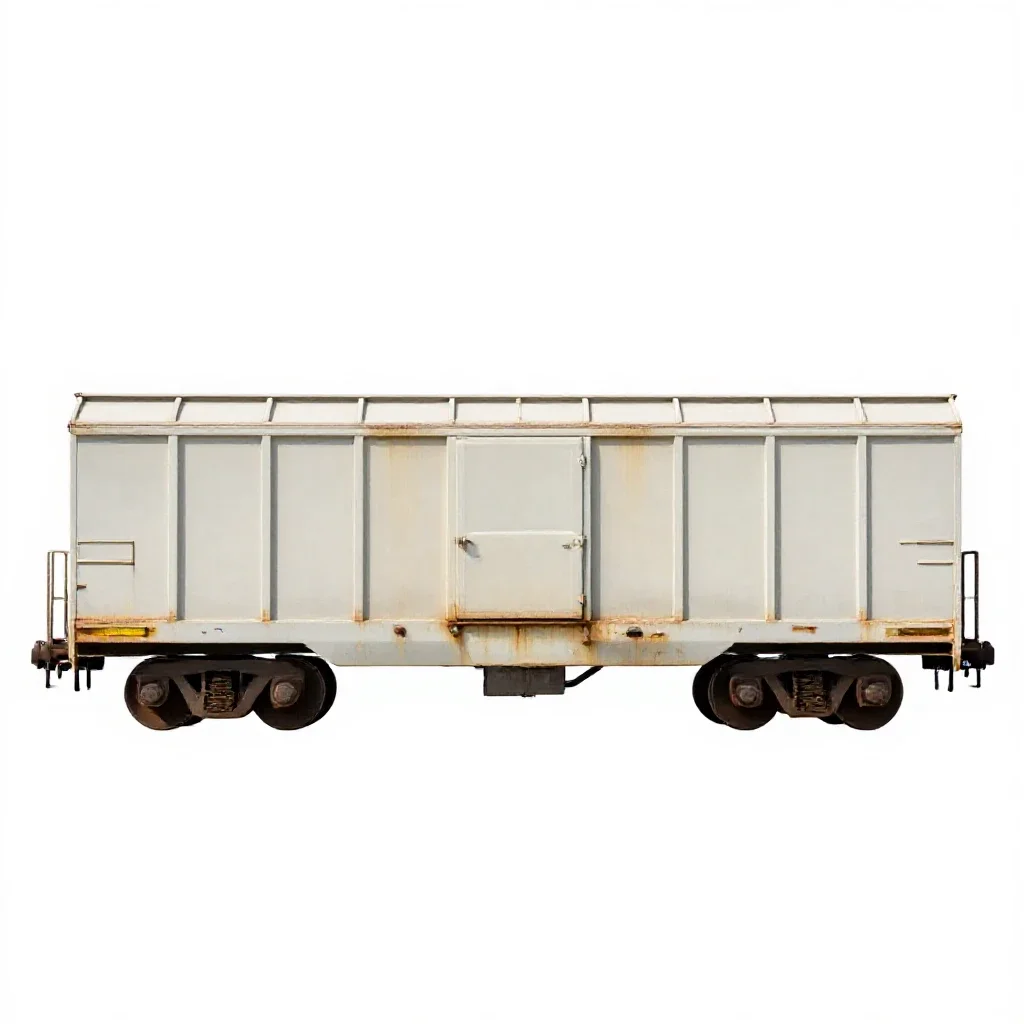 Boxcar isolated on a white background