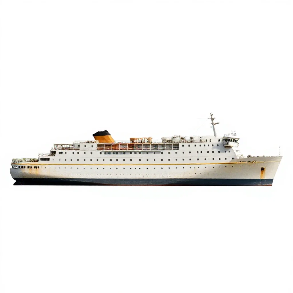 Cabin liner isolated on a white background