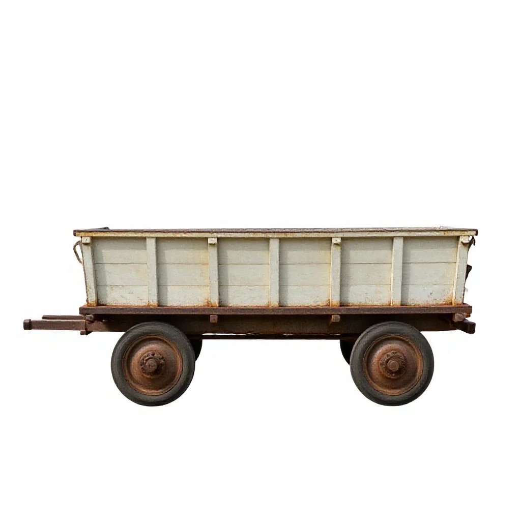 Cart isolated on a white background
