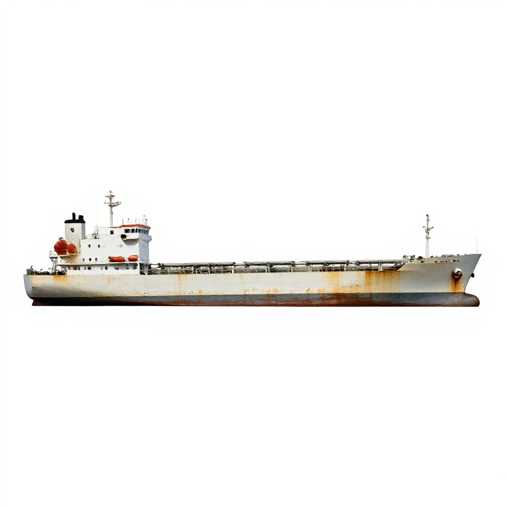 Cattleship isolated on a white background