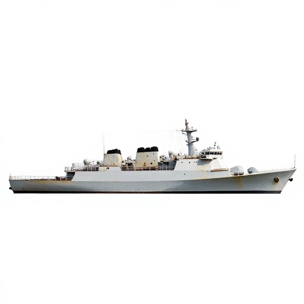 Cruiser isolated on a white background