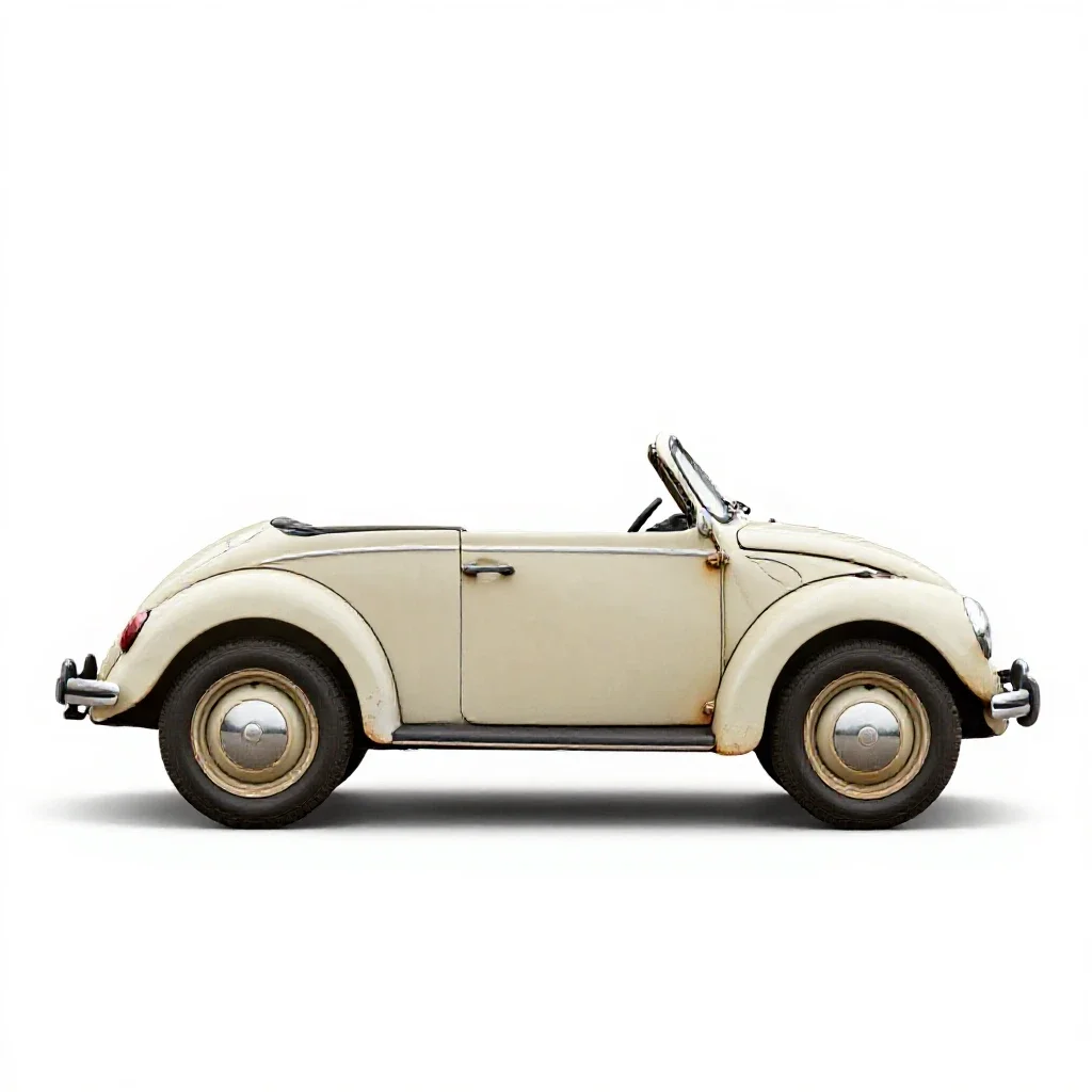 Doodlebug isolated on a white background