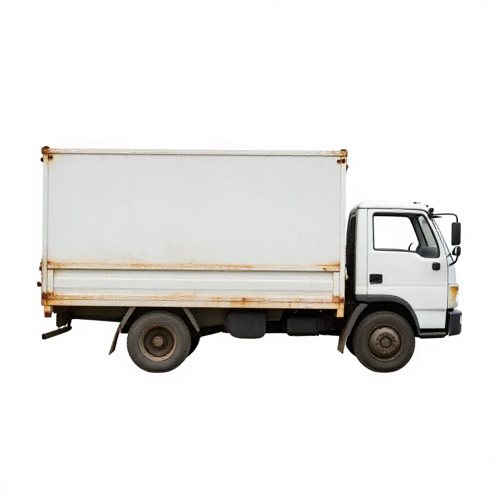 Hand truck isolated on a white background