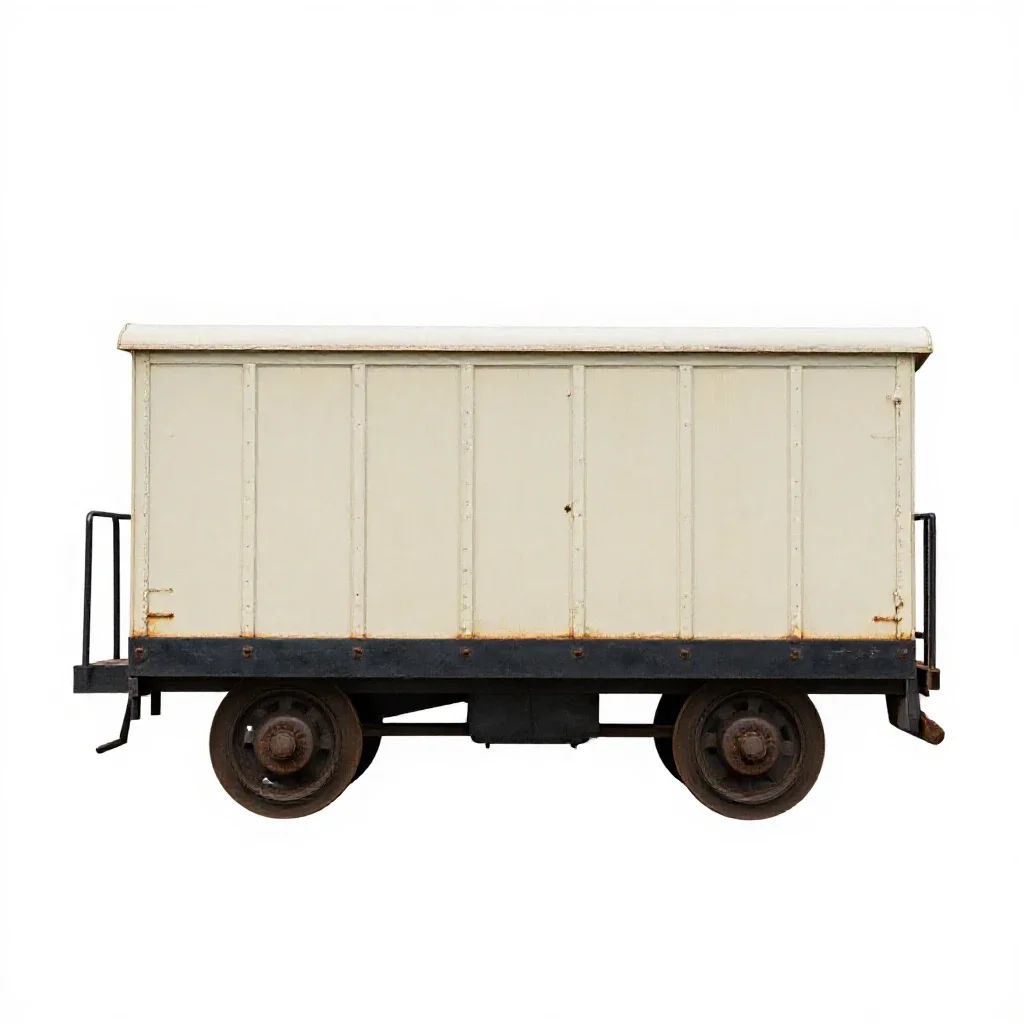 Handcar isolated on a white background