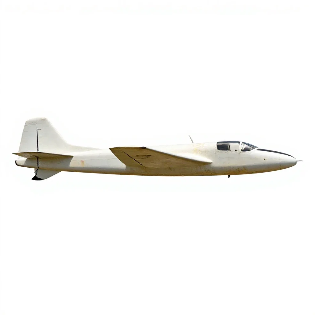 Heavier-than-air craft isolated on a white background