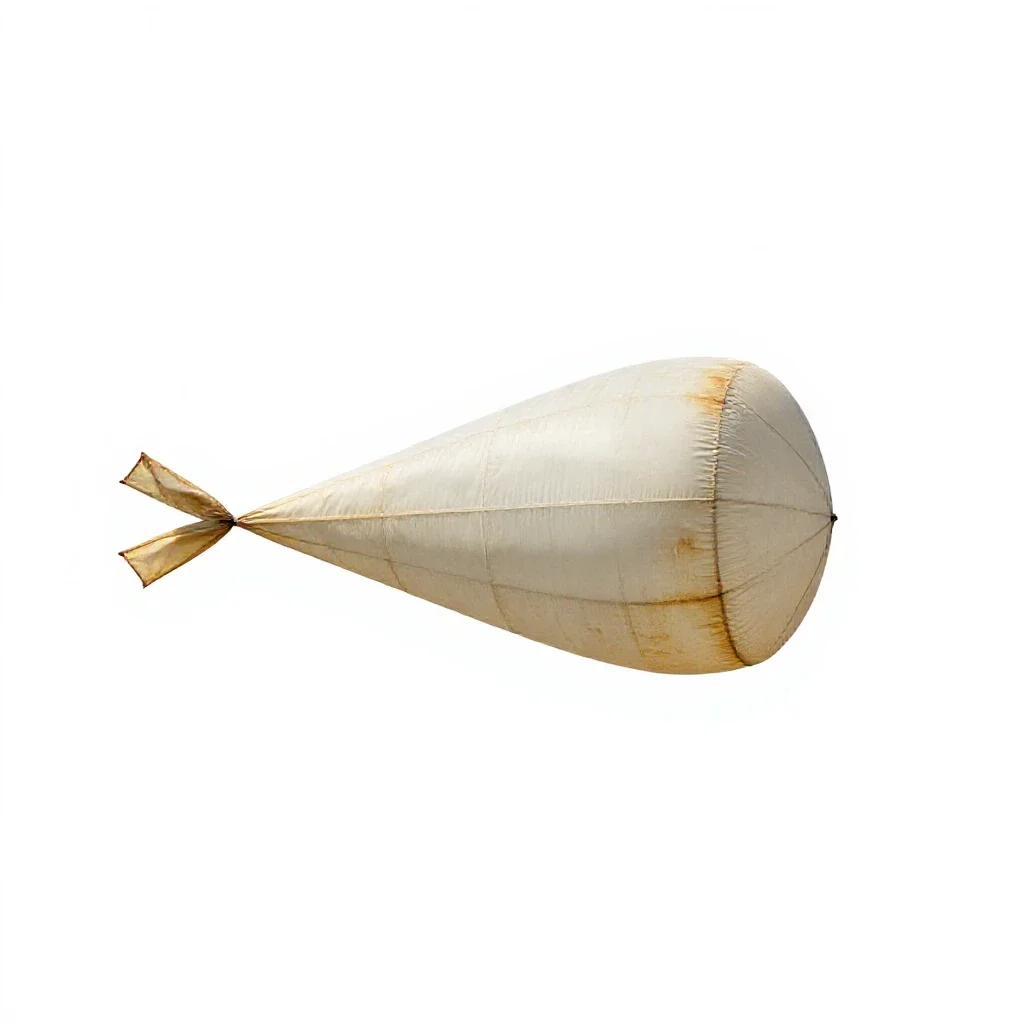 Kite balloon isolated on a white background