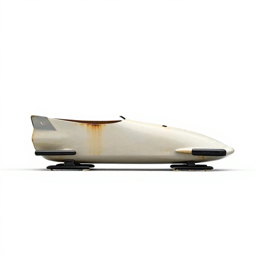Luge isolated on a white background