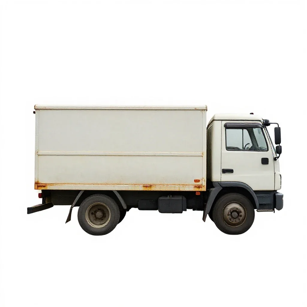 Milk wagon isolated on a white background