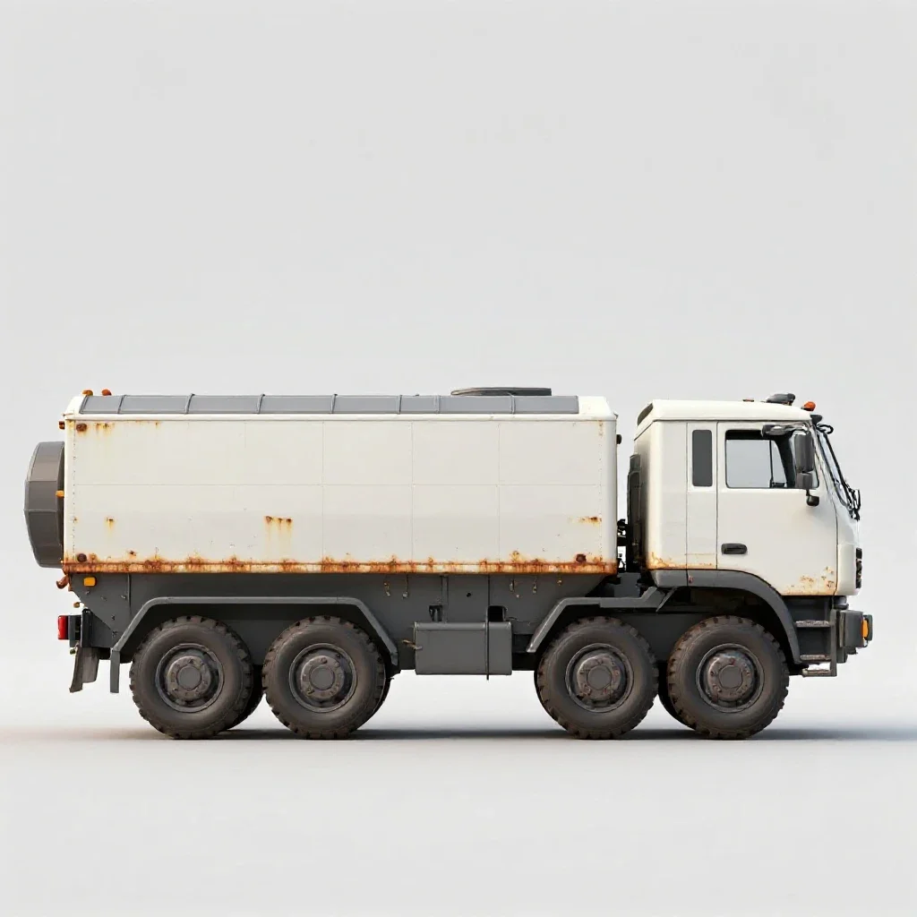 Motor vehicle isolated on a white background